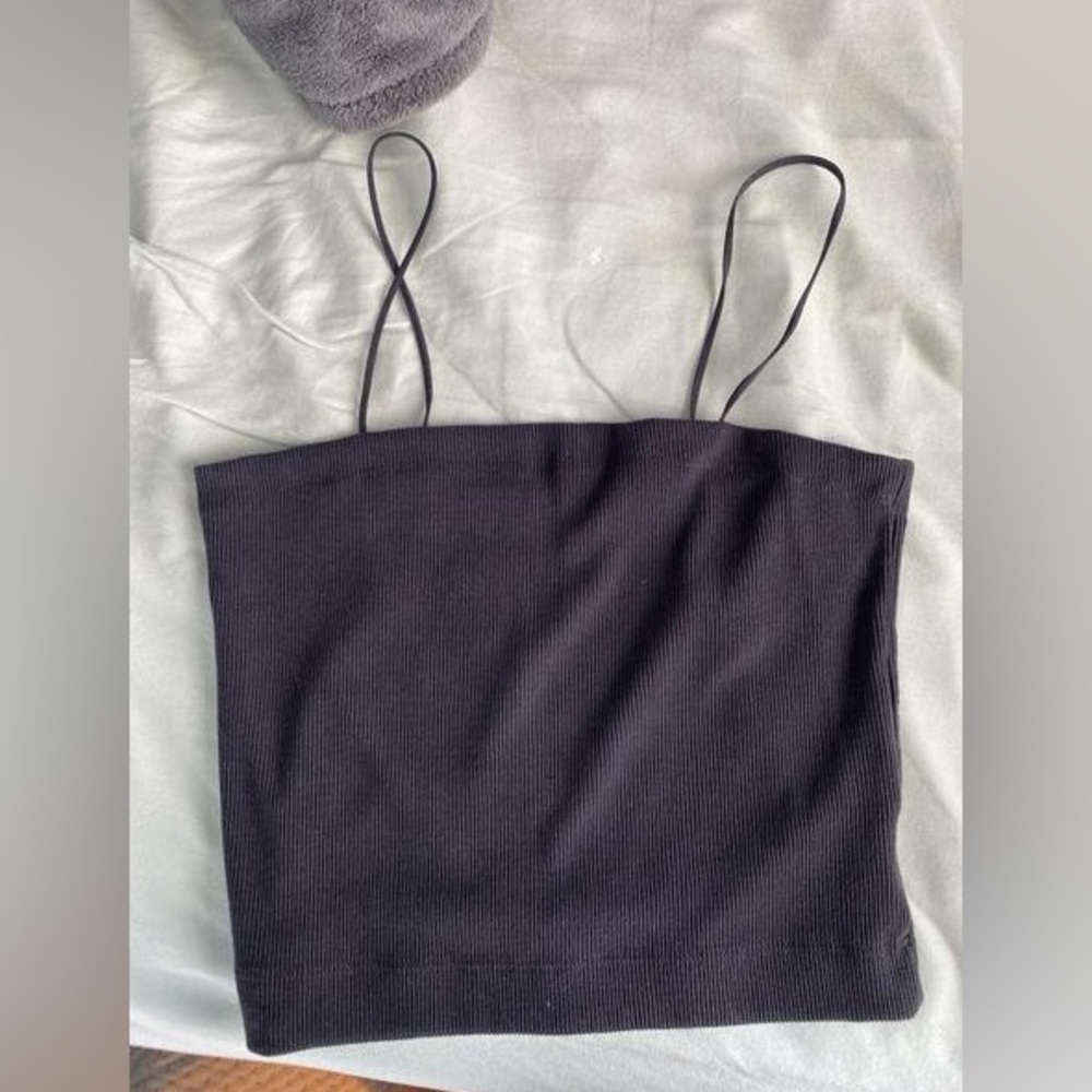 American Eagle Bungee-Strap Crop Cami